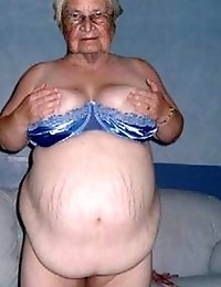 Super granny whore lady show fat